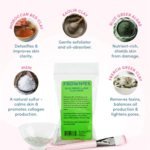 Blue Green Algae Clay Masks - Image 4