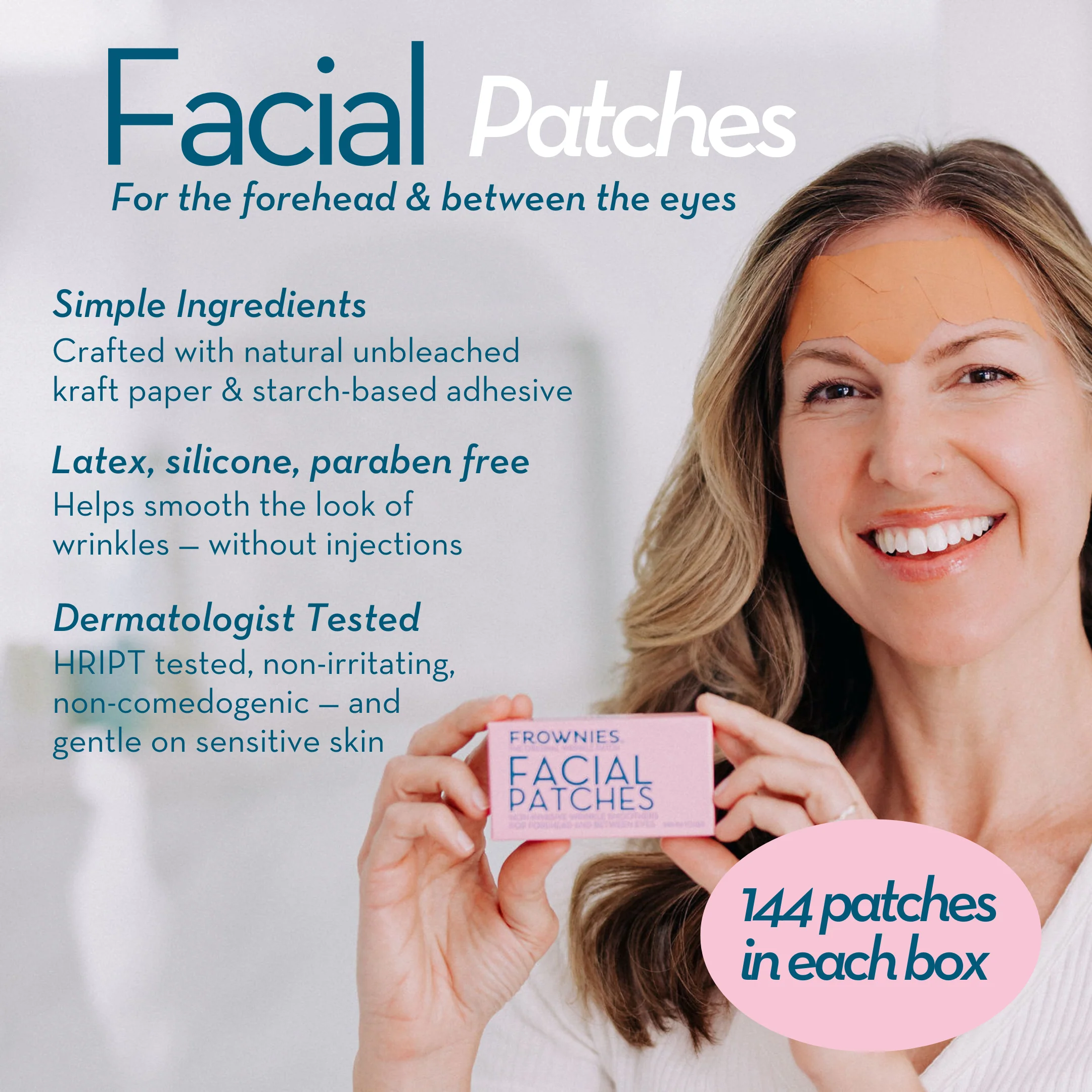 Forehead & Between Eyes Facial Patches - Image 3